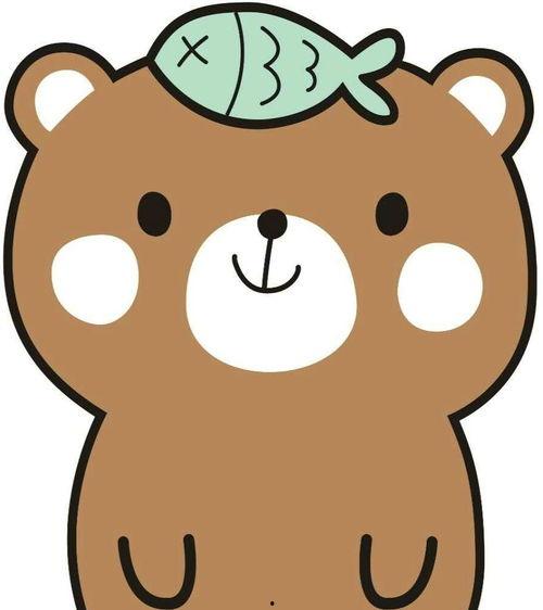 吃瓜小熊动图,萌态可掬，趣味横生